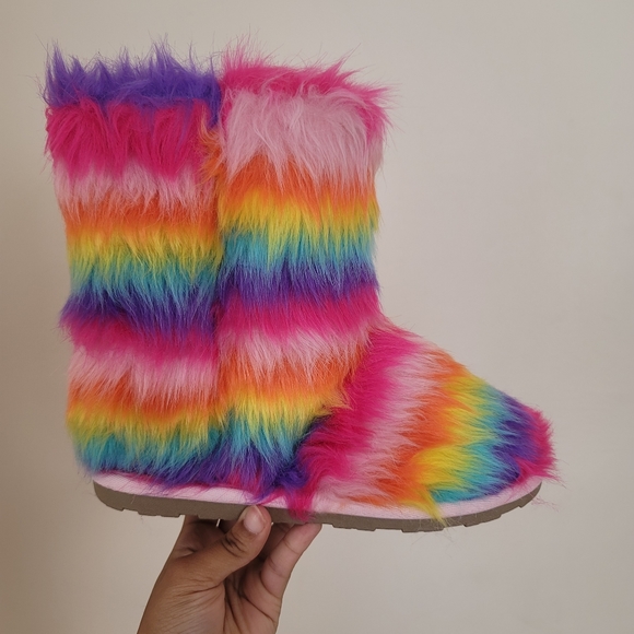 💎FINAL PRICE Nora Fur Boot [Rainbow]💎 - Picture 2 of 6